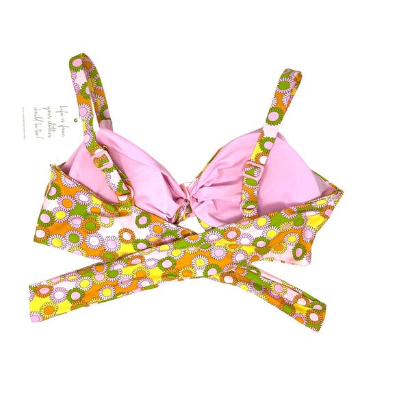 Show Me Your Mumu Bikini in Good Vibes Only Print Sz 3X Aruba Top DelRay Bottom - Picture 3 of 10